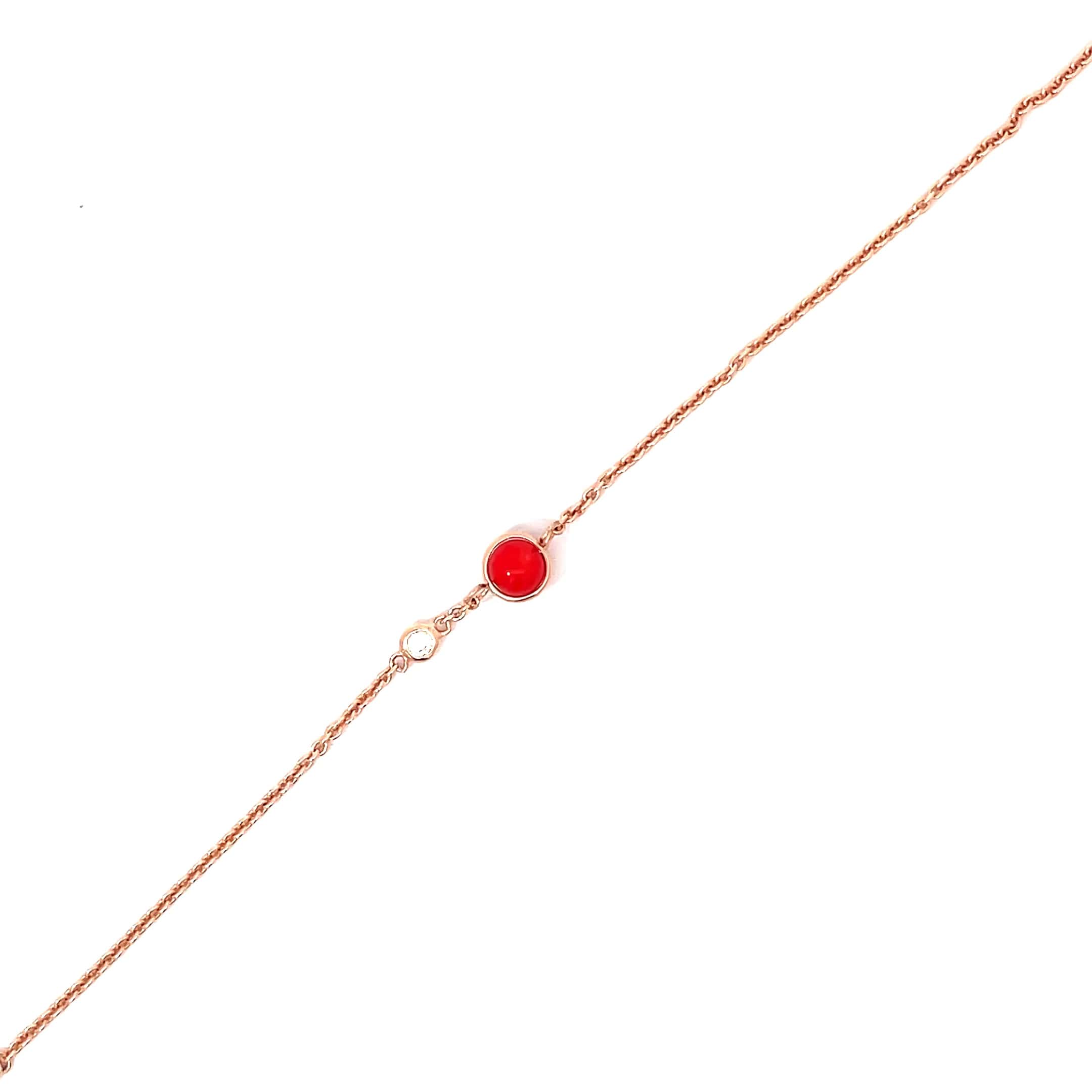 SILVER SCARLET GAZE BRACELET