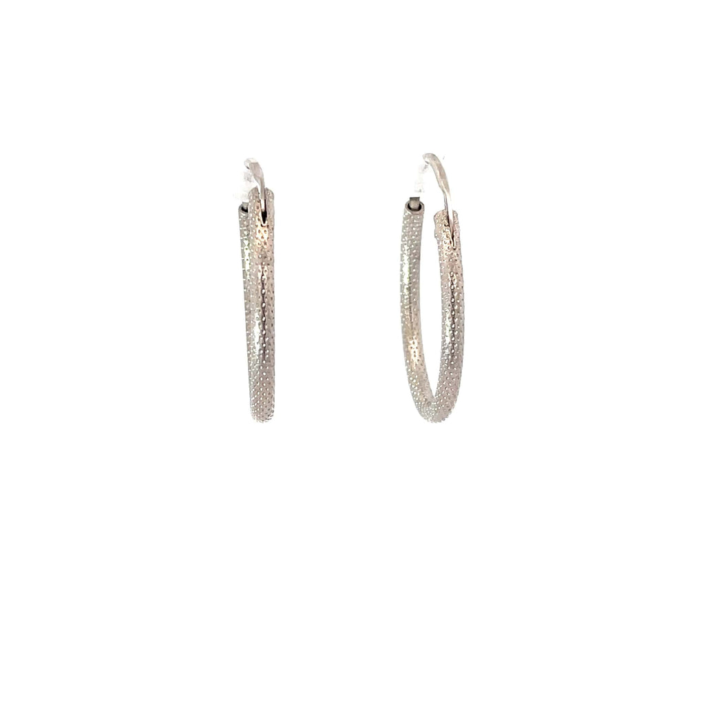 BOLD CLASSIC SILVER HOOPS