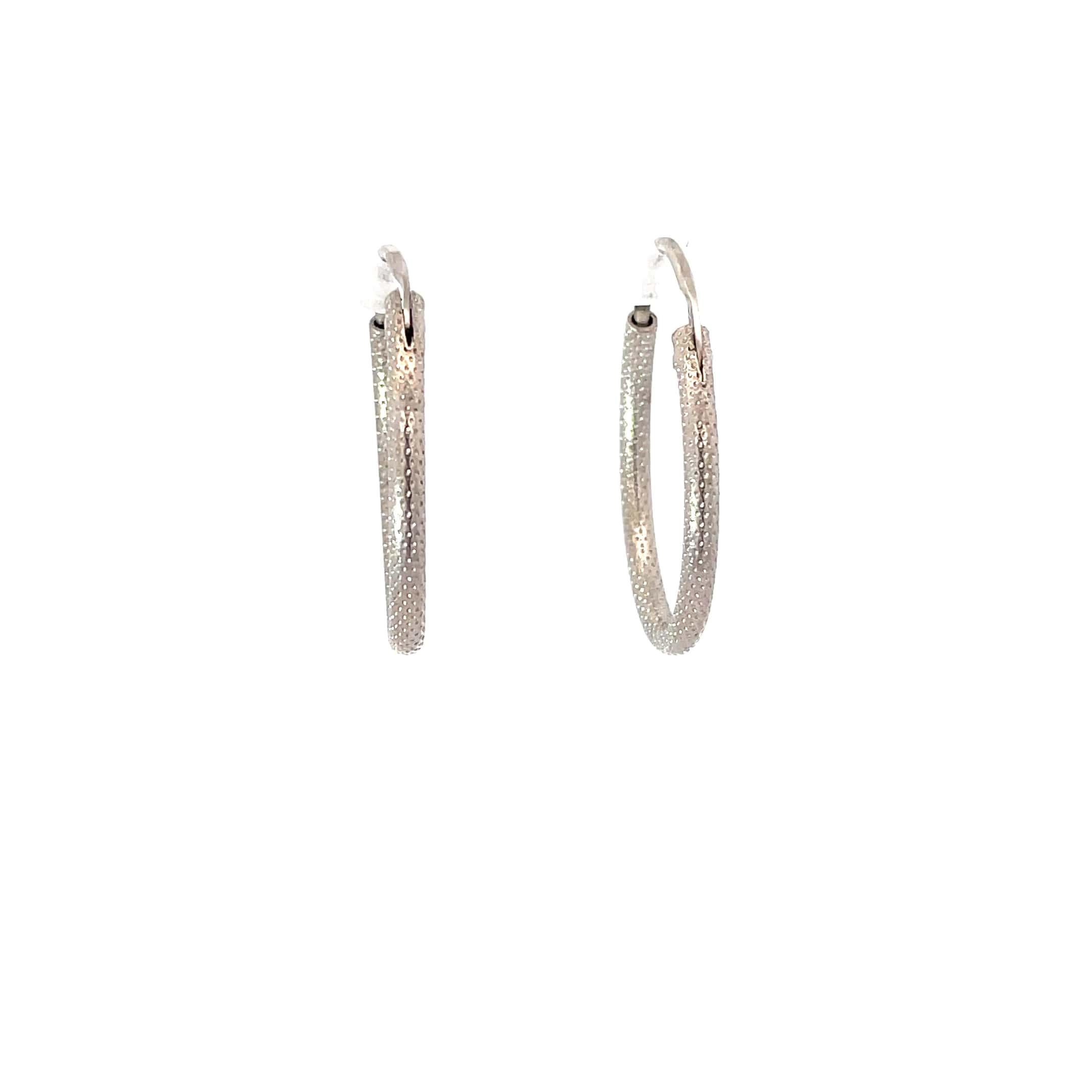 BOLD CLASSIC SILVER HOOPS