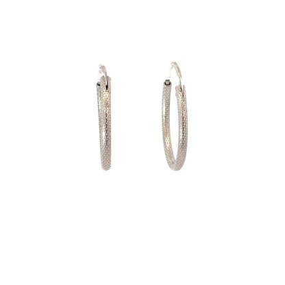 BOLD CLASSIC SILVER HOOPS