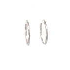 EVERYDAY CLASSIC SILVER HOOPS
