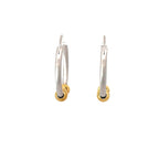 MODERN GLAM SILVER HOOPS