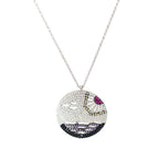 SILVER SUNSET PENDANT