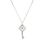 SILVER BLOOM KEY CHAIN