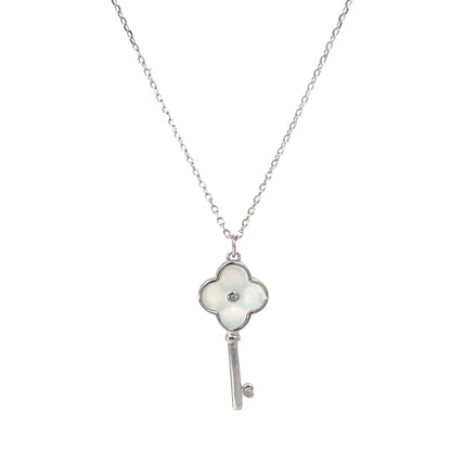 SILVER BLOOM KEY CHAIN
