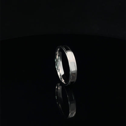 GEOMETRIC STERLING SILVER BAND RING