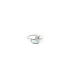 WHITE DUCKY KIDS SILVER RING