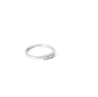 TRIPLE DAZZLE SILVER RING
