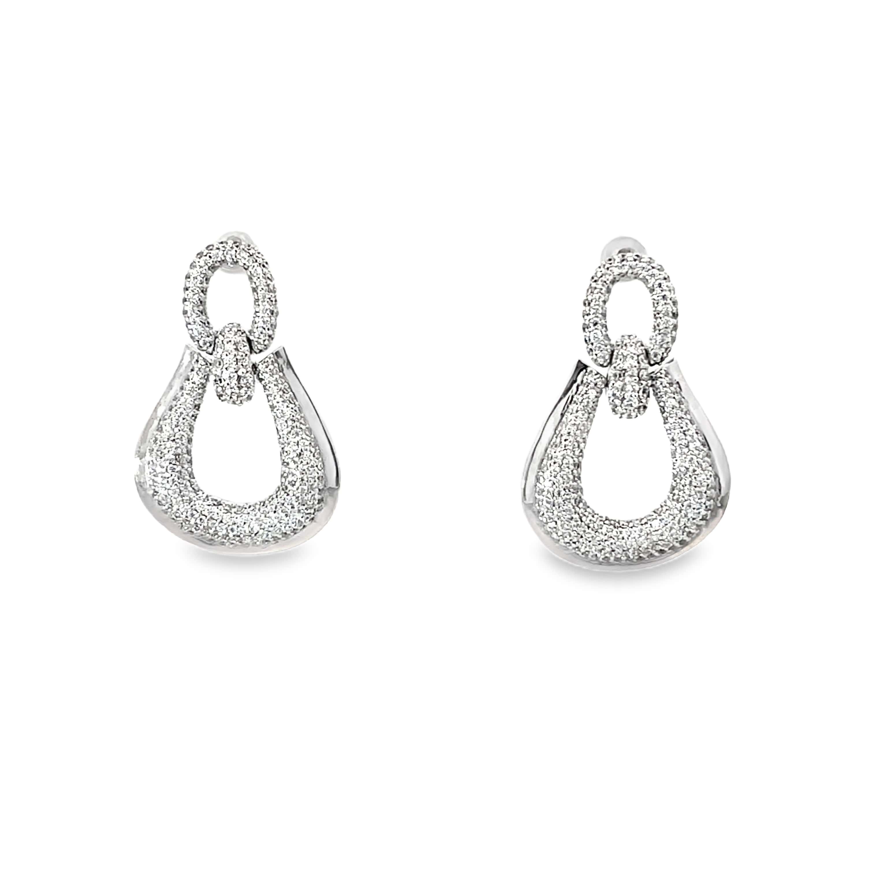LUSTROUS HARMONY SILVER EARRINGS