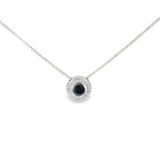 MIDNIGHT HALO SILVER PENDANT