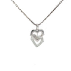 LOCKED IN LOVE SILVER PENDANT CHAIN
