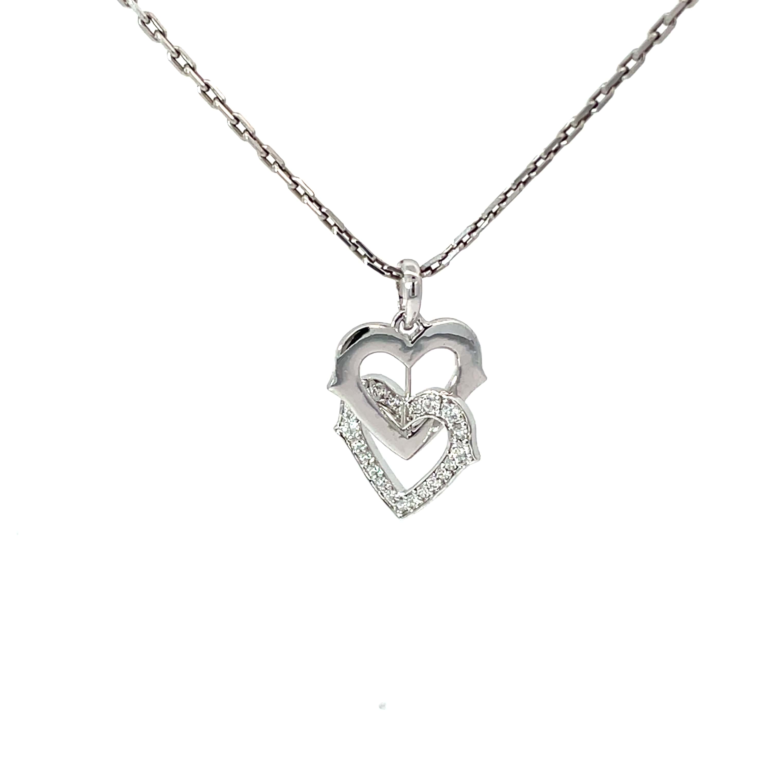 LOCKED IN LOVE SILVER PENDANT CHAIN