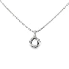 TWISTED ELEGANCE SILVER PENDANT CHAIN