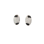 BLACK ICE SILVER EARRINGS