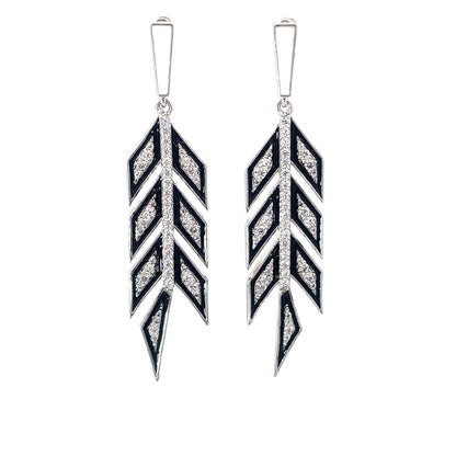 SILVER EARRING-XOPE1012