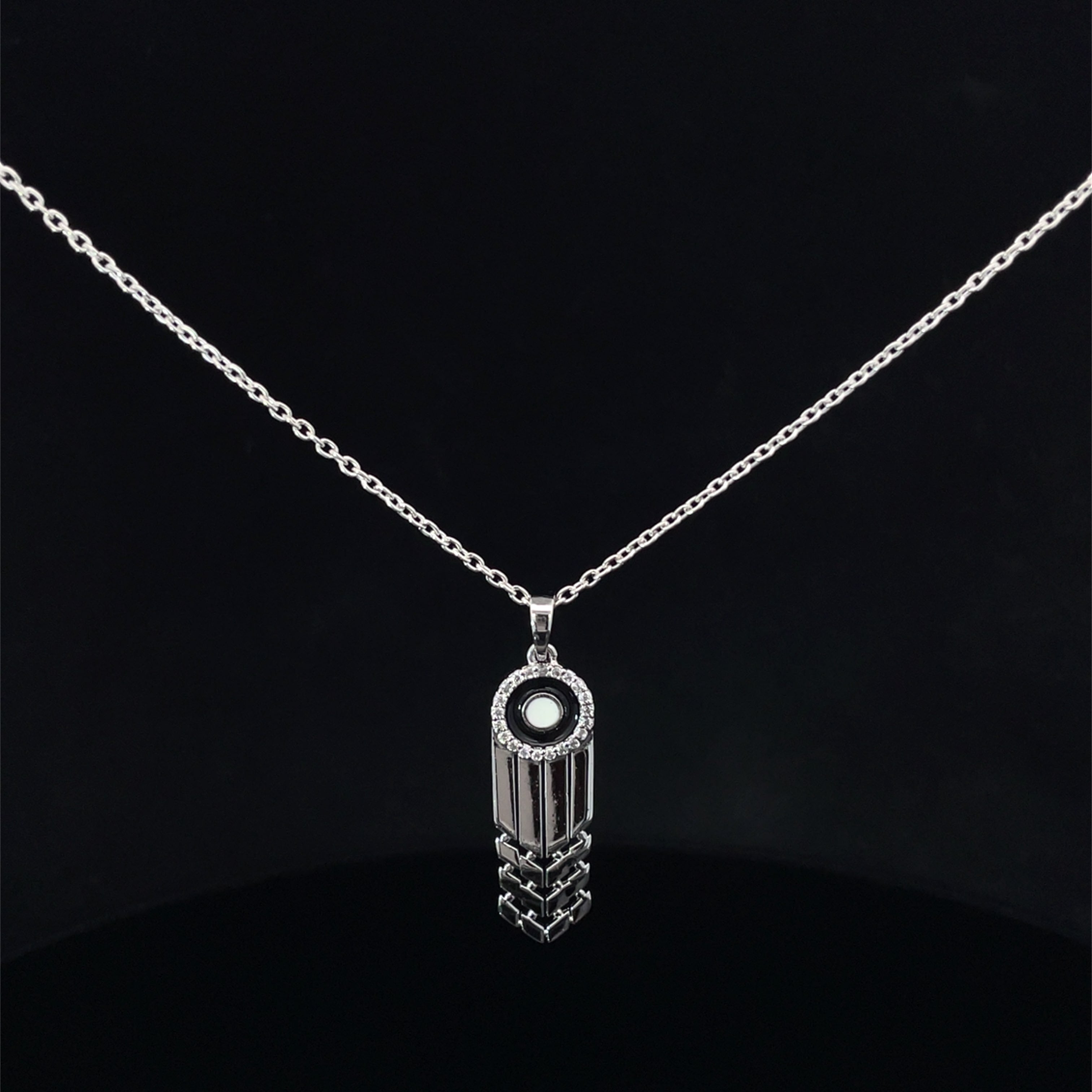CELESTIAL EYE SILVER PENDANT CHAIN