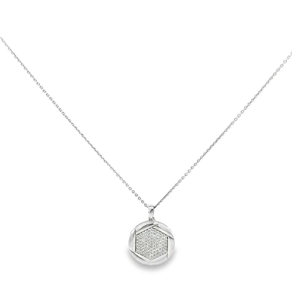 STELLAR HEXA SILVER PENDANT