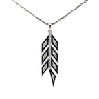 TRIBAL GLINT SILVER PENDANT