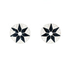 CELESTIAL NOIR SILVER EARRINGS