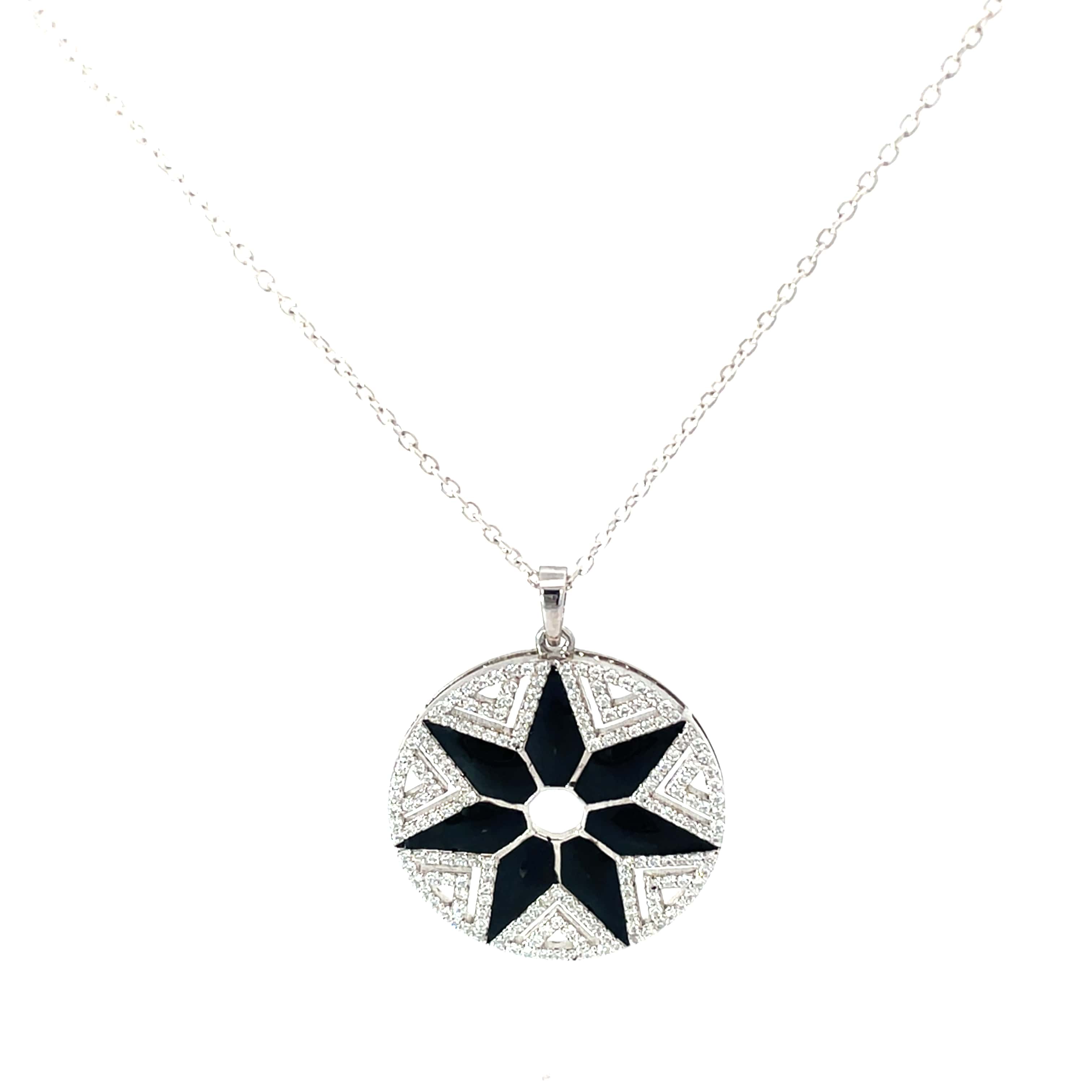 CELESTIAL NOIR SILVER PENDANT