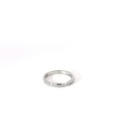 VELVET ARC BAND SILVER RING