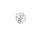 URBAN BUCKLE SILVER RING