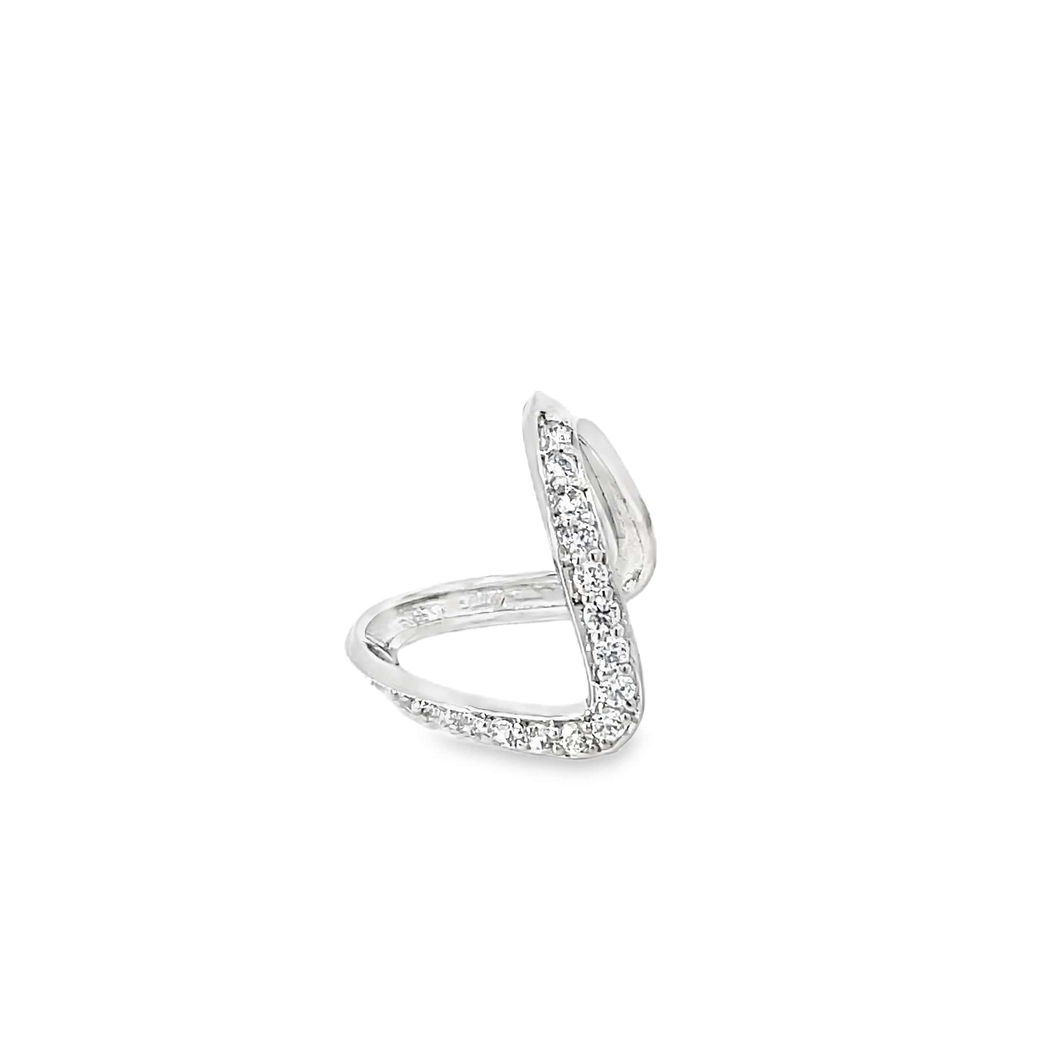 MODERN GLINT SILVER RING