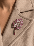 VELVET LEAF BROOCH