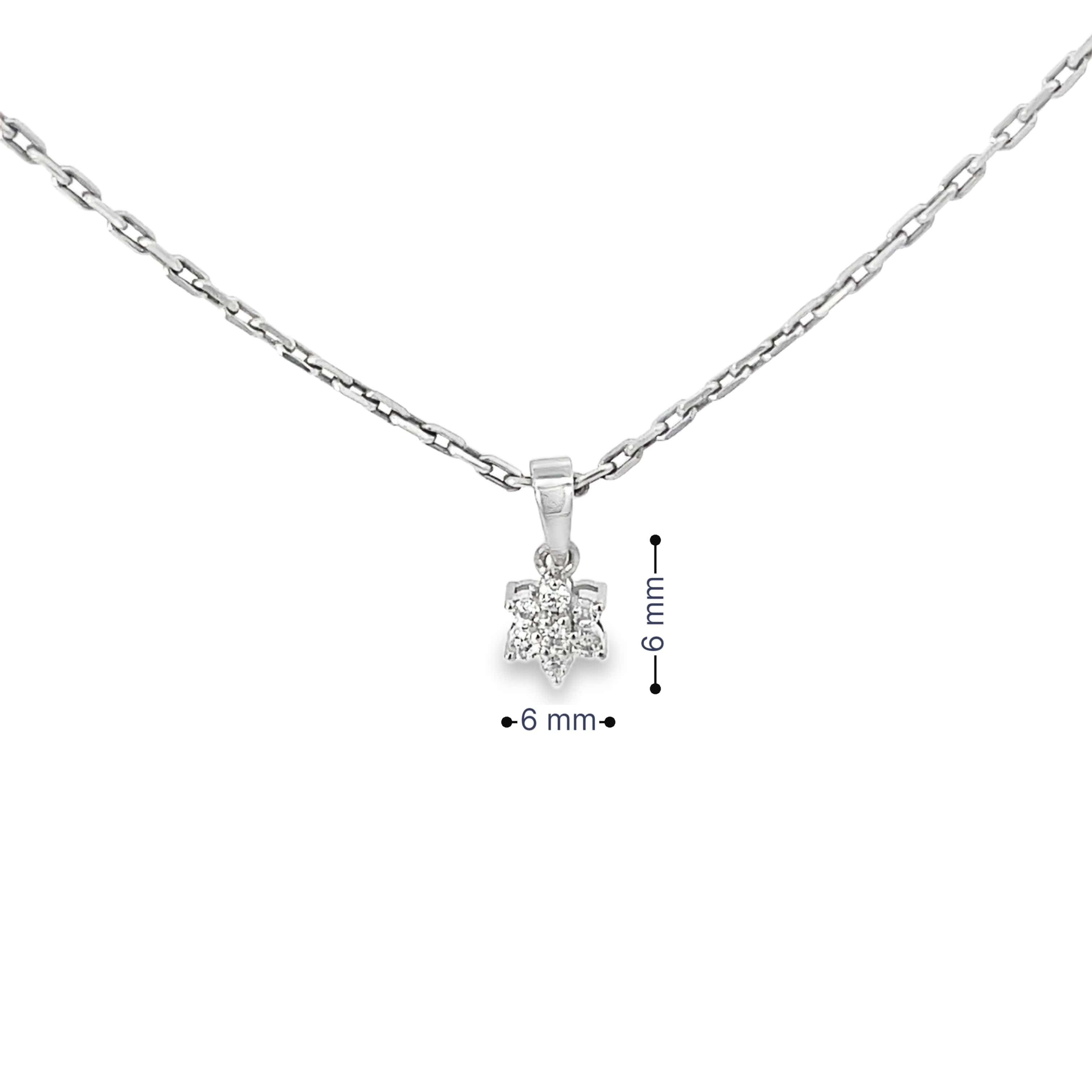 TWINKLE STAR SILVER PENDANT CHAIN